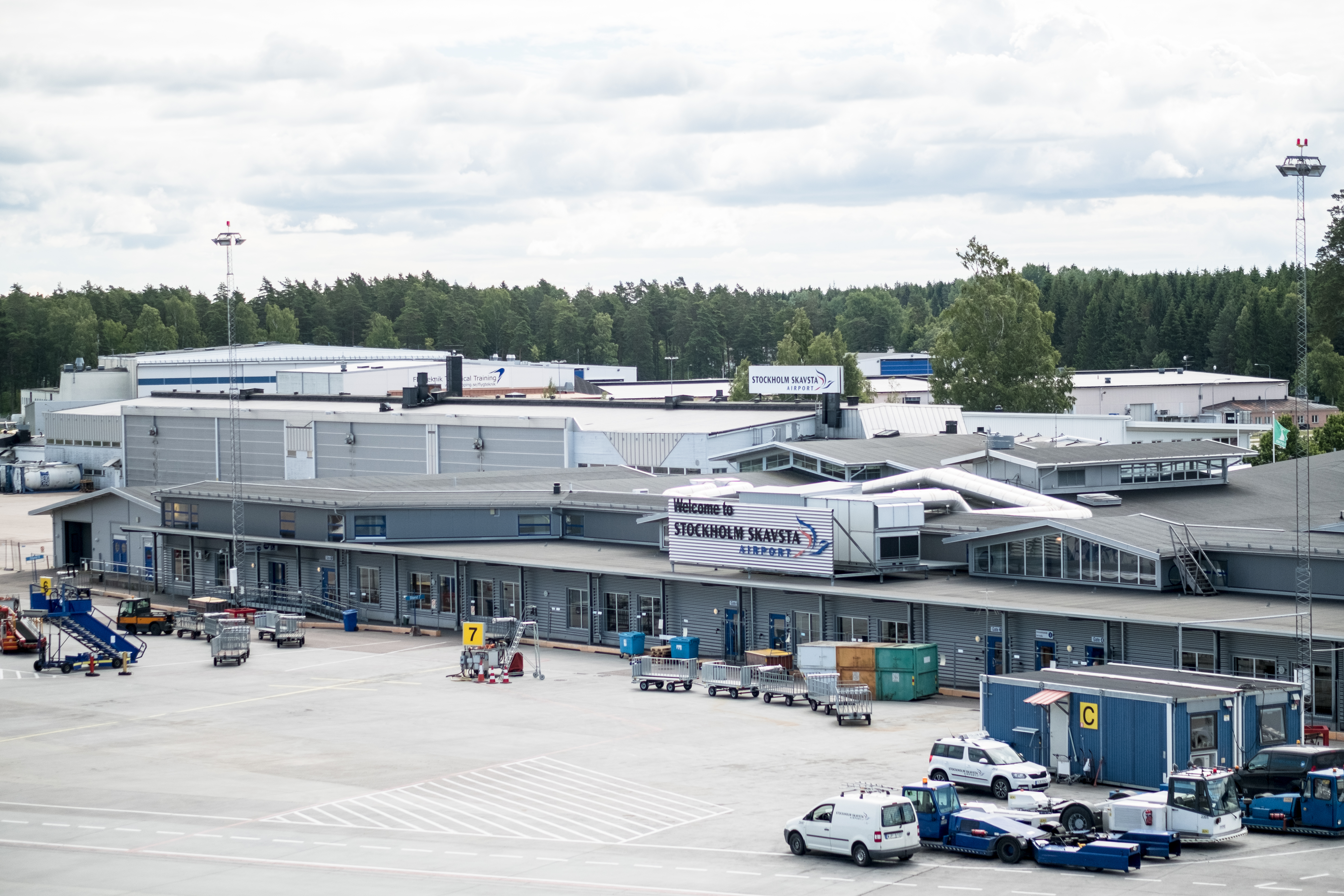 Stockholm Skavsta Flygplats - terminalen
